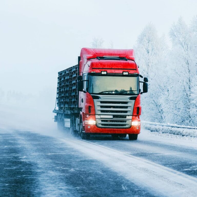 9 winter driving advice for truck drivers